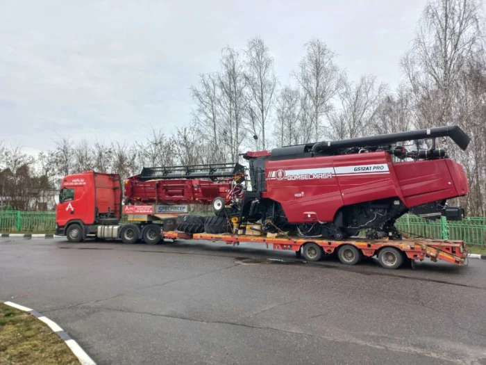 перевозка комбайна