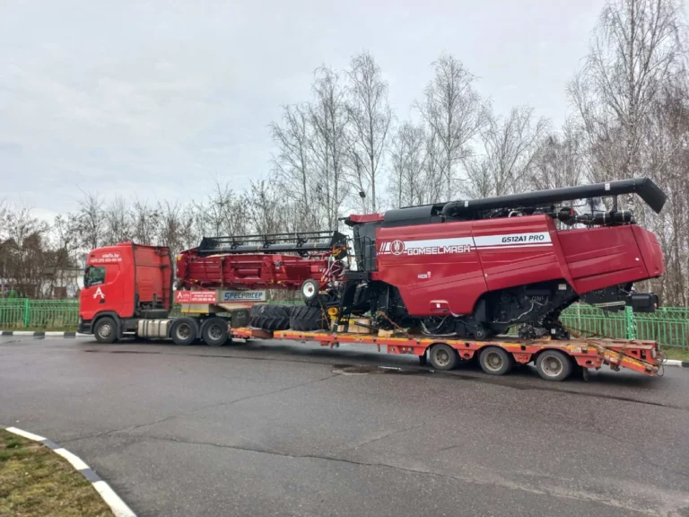 перевозка комбайна